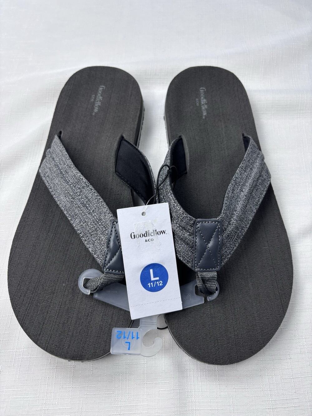 Goodfellow & Co. Men's Size Large (11-12) Ian Comfort Flip Flop Thong Sandals